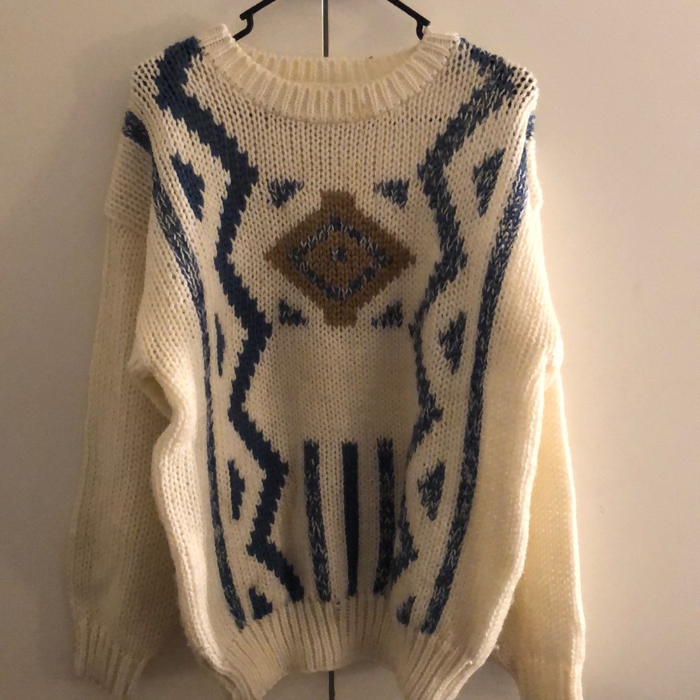 Chunky Chapel Hill Aztec sweater